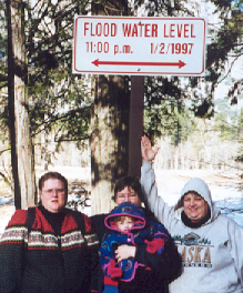 flood level sign